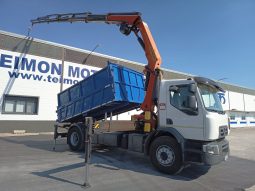 RENAULT C 320 4X2 BASCULANTE GRUA PALFINGER