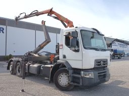 RENAULT D320 6X2 GANCHO Y GRUA lleno